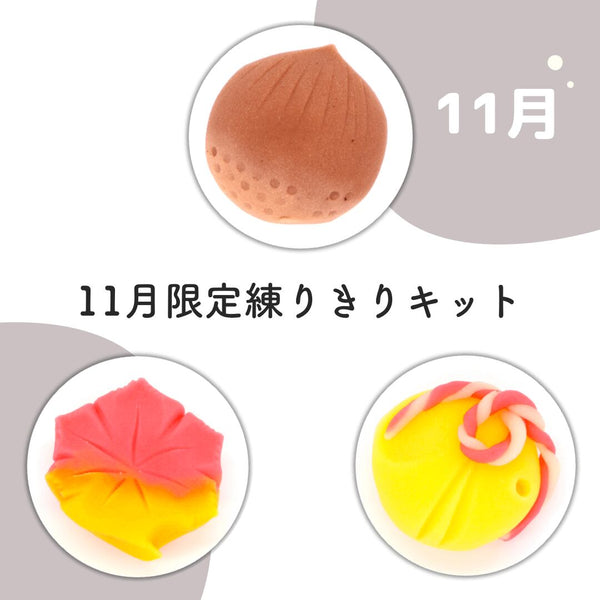 11月限定セット！練りきり作り体験（練りきりキットのみ6個セット）