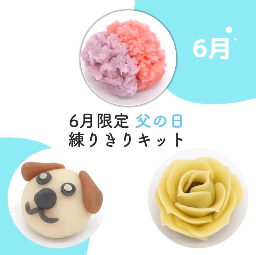 6月限定セット！練りきり作り体験（練りきりキットのみ6個セット）